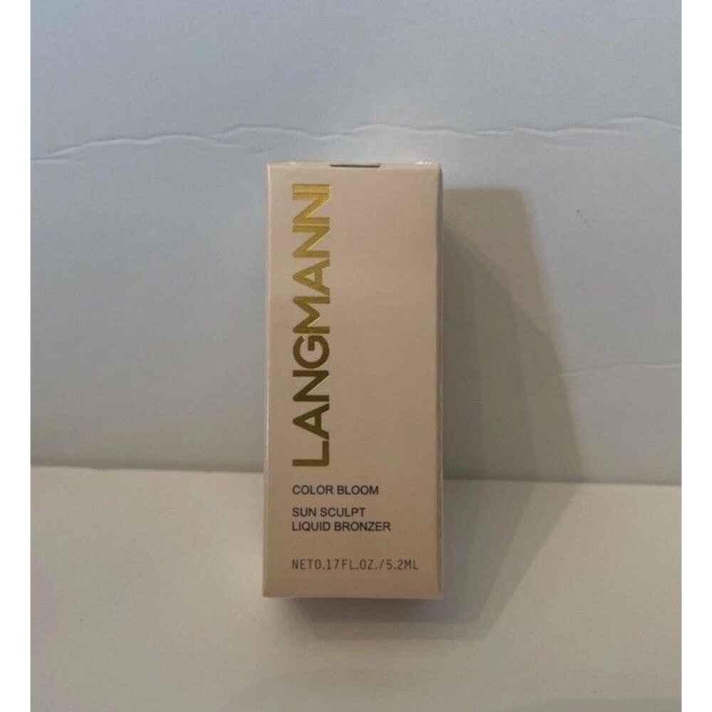 Langmanni Color bloom sun sculpt liquid bronzer 0.17 fl oz #101 Light to Medium
